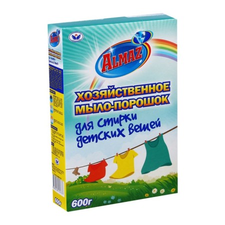 Almaz lancetry soap powder for washing children's things, 600 grams