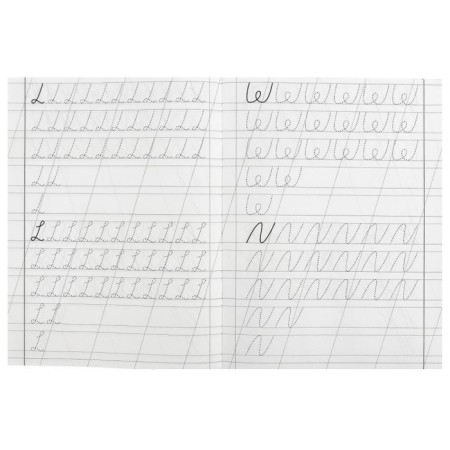 A notebook for a kindergarten with prescriptions "write with an inclination"-2