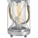Bradford 1x60W table lamp E27, silver 14x14x33 cm