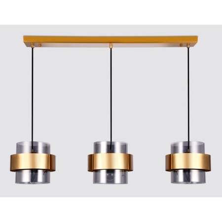 Suspended lamp with a replaceable lamp Ambrella Light, Traditional, TR3652, 3HE27, Color Gold-1