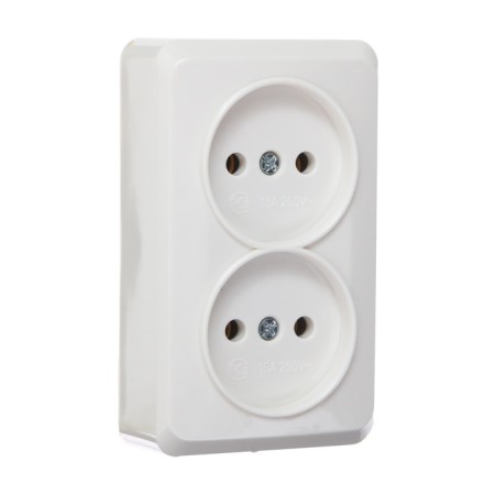 Double Luazon Lighting "League", 10 A, overhead, without salary, white-1