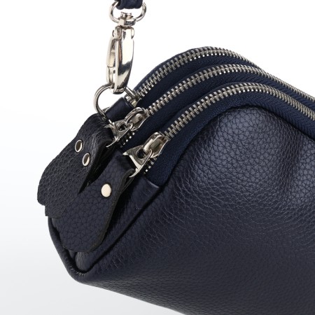 Women's bag with lightning, blue color-4
