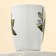 Ceramic Lemon Flowers mug, 350 ml, white color