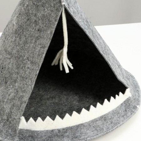 Animal house from felt "cone with a toy", 45 x 45 cm-3
