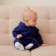 Combineson children's minku color dark blue, height 92-98 cm