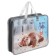 Folder with handles plastic A4 Calligrata "kitten", 32.2x25.6x7 cm,