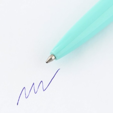 Handle Ball blue paste automatic 0.7 mm "Happiness is you!" plastic-2