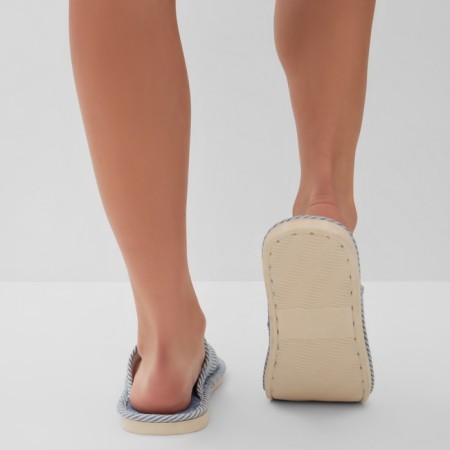 Women's slippers, size 38-39, blue color-2