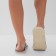 Women's slippers, size 38-39, blue color