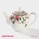 Teapot porcelain harness "Blanco", 800 ml, white color