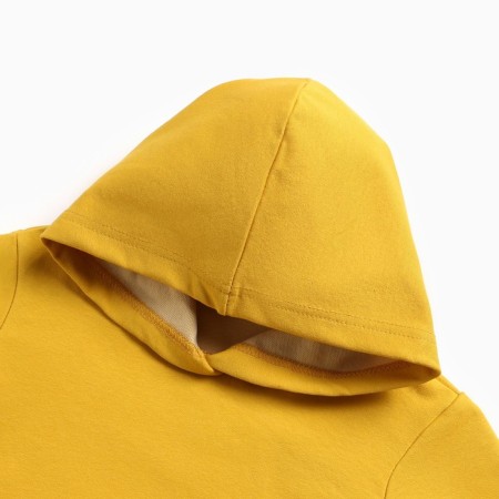 Kit for children (sweatshirt, trousers), mustard color, height 104 cm-8