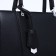 Lightning tout bag, external pocket, long belt, black color
