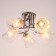 Economic light chandelier 30101/5 5x60W E27, chrome, 60x60x28 cm