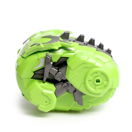 Hasmosavr robot-dinosaurus, transforms into an egg, green color-5