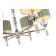 Suspended chandelier ST LUCE. SL1121.103.06. Oleo. 6x40 W, E14, 72x72x53 cm, Nickel color