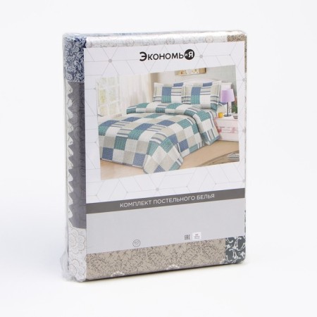 Bed linen 2 joint venture and I am “Patchwork”, 173x215cm, 175x214cm, 50x70cm-2pcs, 60g/m2, microfiber-6