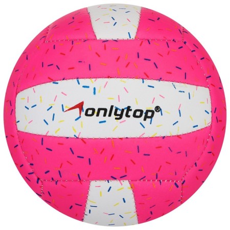 Volleyball ball Onlytop "Donut", PVC, machine stitches, 18 panels, p. 2-4