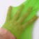 Kapron for dolls and flowers, set 4 pcs., Size 1 pc. - 45 × 6 cm, light green color
