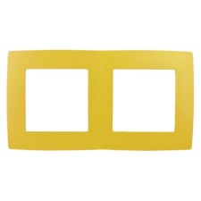 The frame for the circuit breaker for 2 posts, era12, yellow