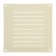 Ventilation grate Zein Lux RM1515sk, 150 x 150 mm, with a grid, metal, clone bone