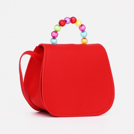 Baby bag on a magnet, red color
