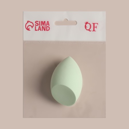 Mowed sponge for makeup "drop", 6.5 × 4 × 4 cm, color mix-8
