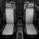 Auto-Cherkhly for Nissan Terrano 3 from 2017-n., Jeep, with perforation, eco-leather, light gray, black