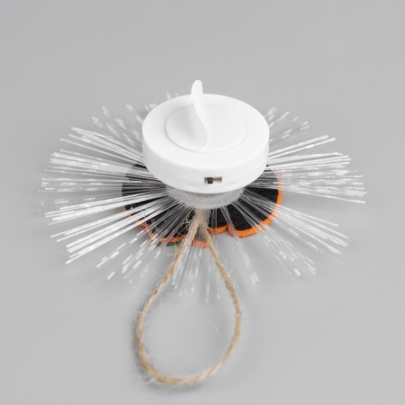 LED toy "Pumpkin" 10 cm, batteries AG13x3, glow of multi-2