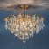 Ceiling lamp 6x60W E27, size 51x51x43 cm