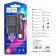 Network charger Hoco C96a, 1 USB, 2.1 A, Micro USB -USB, 1 m, black cable