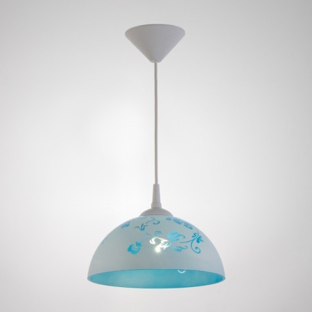 Lamp Bayerlux cap "Rocell" 1 lamp E27 40W White blue d.250-1