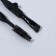 A set of makeup brushes "mini", 2 pcs, black color