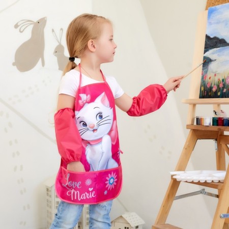 Apron with arm -offers "Marie", cats aristocrats, 49 x 39 cm-2