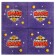 Paper napkins Happy Birthday, 24 x 24 cm, 20 pcs