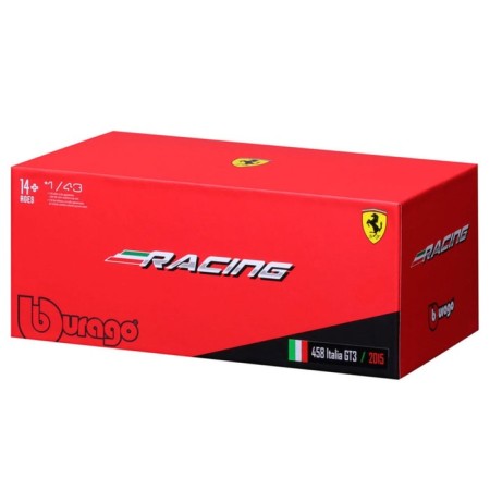 Racing machine BBURAGO Ferrari FXX-Ko 2017, Die-Cast, 1:43, white color-10