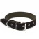 Collar combined leather/tarpaulin, 69 x 3.5 cm, Osh 45-60 cm, black