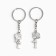 Key keychain, non -memorials “Love is” 9 x 13 cm