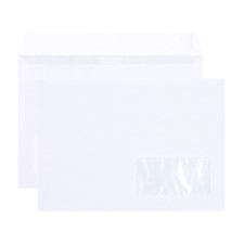 A set of envelopes C5 162 x 229 mm, without a telling, the right window, an tear -off tape, internal print, 80 g/m2, 10 pieces