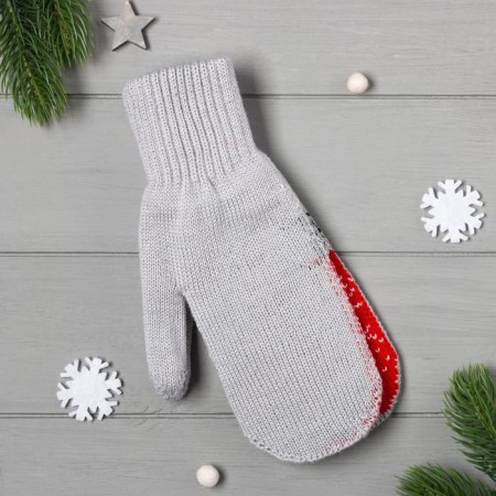 Women's mittens in the gift box "New Year" p.19-2
