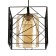Lamp Bayerlux 2627/1 E27 40W Black 25x25-125 cm