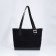 Zipper bag, external pocket, black color