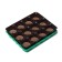 Set for seedlings: peat tablet d = 4.1 cm (12 pcs.), Cassette for 12 cells of 50 ml, pallet, green