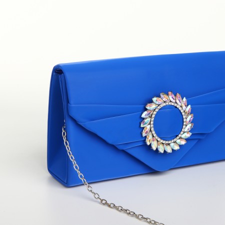 Female bag on a magnet, blue color-3