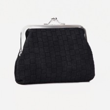 Women's wallet on the farmar, black color
