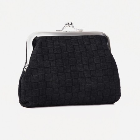 Women's wallet on the farmar, black color