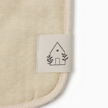 Set of kitchen. Ethel Home col. Dairy, mittens-seging 18x29 cm, take 19x19 cm, 100%-4