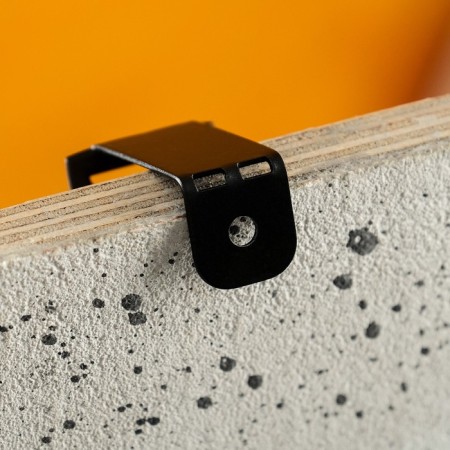 Hanger on the door "shirt" 7x6x5cm, black-2