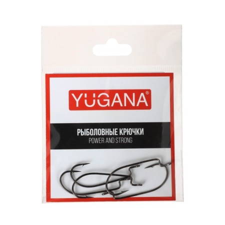 Offset hooks Yugana o’haughnessy worm, No. 2, 5 pcs.