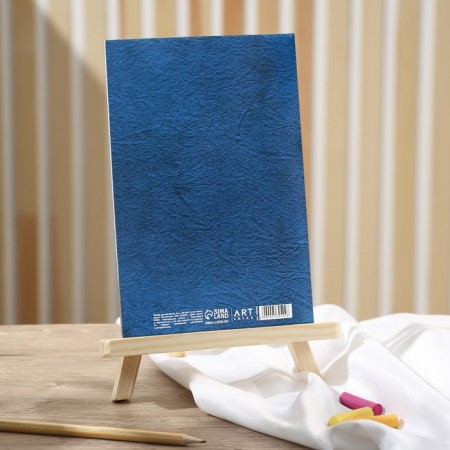 Sketching notebook, A5 format, 16 sheets, density 100 g/m2 "Blue"-2