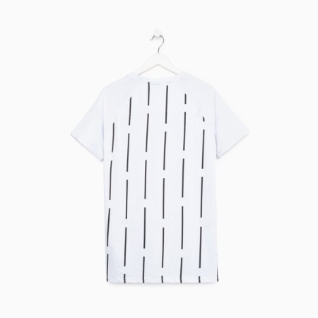 T -shirt male, white color/print mix, size l-7